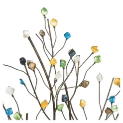 Gemstone Forest Wall Sculpture - Bronze With Asst. Gems - Aiden Lane -Decor Vista GUEST 00880bcd 1827 4ff3 aa4f cf0ae2321cbb