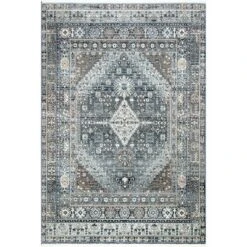 NuLOOM Vintage Melani Medallion Fringe Area Rug -Decor Vista GUEST 00c687e6 ba2c 48f5 a22b 6d17fb82086d