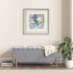 Ashlar Hand Painted Abstract Framed Glass And Matted Wall Art Blue - Madison Park 12 Ashlar Hand Painted Abstract Framed Glass And Matted Wall Art Blue - Madison Park -Decor Vista GUEST 020bba55 66e9 435e 857d 0122f60c795c