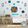 Big Dot Of Happiness Blast Off To Outer Space - Peel And Stick Nursery And Kids Room Vinyl Wall Art Stickers - Wall Decals - Set Of 20 -Decor Vista GUEST 02a0882e fe63 4b52 925b 96f8e11ba88c