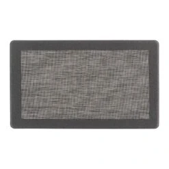 World Rug Gallery Textline Bordered Anti-Fatigue Standing Mat -Decor Vista GUEST 03614478 844d 45cb b370 d704f0dd9d78