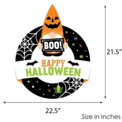 Big Dot Of Happiness Halloween Gnomes - Outdoor Spooky Fall Party Decor - Front Door Wreath -Decor Vista GUEST 04ea60ed 43c8 49cd a77f 678320dc192b