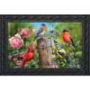 Briarwood Lane Fence Post Birds Spring Doormat Cardinal Bluebird Indoor Outdoor 30" X 18" -Decor Vista GUEST 06469d53 eed4 4c72 b76a f5feda32a115