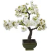 Nearly Natural 20-in Cherry Blossom Bonsai Artificial Tree -Decor Vista GUEST 06a8ad5b ae57 4a53 8eb9 fbff442b4684