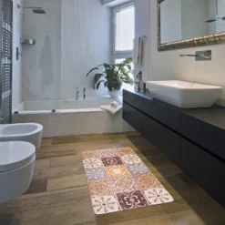 World Rug Gallery Tile Anti-Fatigue Standing Mat -Decor Vista GUEST 06d384d1 90e3 4d63 aca4 4af7641515a4