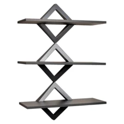 40" X 27.5" Three Tier Diamonds Shelving System - Danya B. 10 40" X 27.5" Three Tier Diamonds Shelving System - Danya B. -Decor Vista GUEST 0709374d 3d01 493c bf41 a537c209779a