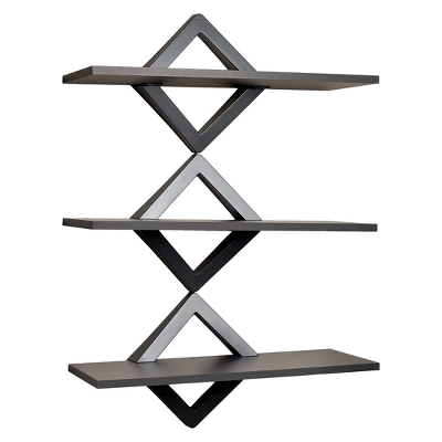 40" X 27.5" Three Tier Diamonds Shelving System - Danya B. 6 40" X 27.5" Three Tier Diamonds Shelving System - Danya B. - Image 4