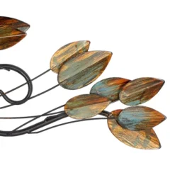 10" X 34" Metal Leaf Wall Decor Brown - Olivia & May -Decor Vista GUEST 07425be6 c316 4666 b409 3b1845b162ed