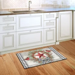 Briarwood Lane Berry Wreath Barnstar Winter Doormat Birds Checker -Decor Vista GUEST 08e97dfd 142b 4b72 810e c9225606a8cd