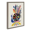 18" X 24" Sylvie Snail Framed Canvas Wall Art By Rachel Lee Gray - Kate And Laurel -Decor Vista GUEST 0a1d1535 bce3 4d61 b8ab af4881ab5c68