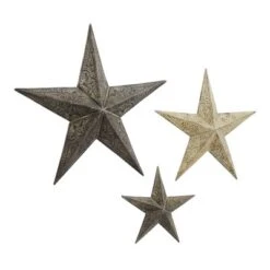 Set Of 3 Metal Stars Indoor Outdoor Wall Decors - Olivia & May 15 Set Of 3 Metal Stars Indoor Outdoor Wall Decors - Olivia & May -Decor Vista GUEST 0a8e4e2b 59e9 494f 9e4a dff616043bf8