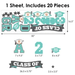 Big Dot Of Happiness Medical School Class Of 2023 Graduation Party Wall Decals Set Of 20 -Decor Vista GUEST 0aeb84de 1bf8 4f11 b65b 1c67f98d4061