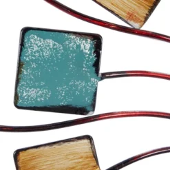 Metal Sunburst Wall Decor With Square Panel Accent Brown - Olivia & May -Decor Vista GUEST 0ba4d31a 6123 4677 a803 689d7ded34f9