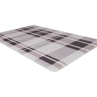 World Rug Gallery Plaid Anti-Fatigue Standing Mat 4 World Rug Gallery Plaid Anti-Fatigue Standing Mat - Image 2