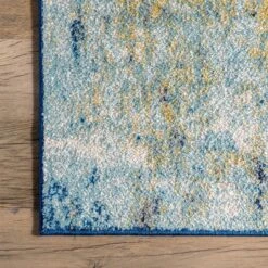 Nuloom Katharina Abstract 6 Square Area Rug For Living Room Bedroom Dining Room Kitchen, Blue/Multicolor -Decor Vista GUEST 0d0ba97b 0b11 4ba3 a7e3 66de97aebc5d