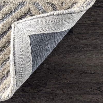 NuLOOM Taytum Handmade Wool Diamond Trellis Area Rug 8 NuLOOM Taytum Handmade Wool Diamond Trellis Area Rug - Image 6