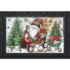 Wagon Gnome Winter Christmas Doormat 30" X 18" Indoor Outdoor Briarwood Lane 1 Wagon Gnome Winter Christmas Doormat 30" X 18" Indoor Outdoor Briarwood Lane -Decor Vista GUEST 0de7bc1a e955 4df7 ac61 f85fe35e9bee
