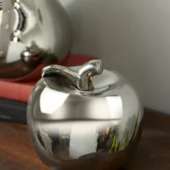Set Of 2 Modern Chic Dolomite Apple And Pear Sculpture Silver - Olivia & May 11 Set Of 2 Modern Chic Dolomite Apple And Pear Sculpture Silver - Olivia & May -Decor Vista GUEST 10e1c945 bf6a 4973 a697 67a09ce0d5ec