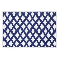 Sussexhome Floral Collection Cotton Heavy Duty Low Pile Area Rug , 2' X 3' -Decor Vista GUEST 111ad40f a7e4 49b8 a503 7b36a924f9fe