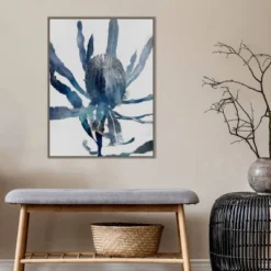 22" X 30" Flowers From The Ashes I By Urban Road Framed Canvas Wall Art Gray Wash - Amanti Art -Decor Vista GUEST 117781c9 33d9 45da bbfe bb7202cb76ae