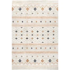 NuLOOM Sevanna Distressed Global Trellis Area Rug -Decor Vista GUEST 1376dd5f 7b20 4fe4 8e8d 995e9a6f3444