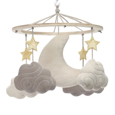 Lambs & Ivy Goodnight Moon Musical Baby Crib Mobile Soother Toy - Stars/Clouds 4 Lambs & Ivy Goodnight Moon Musical Baby Crib Mobile Soother Toy - Stars/Clouds - Image 2