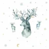 Winter Deer Peel And Stick Giant Wall Decal - RoomMates -Decor Vista GUEST 171fe1bc e320 4137 9847 09aba6eaeedc