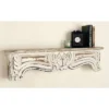 36" X 9" Farmhouse Fir Wood Wall Shelf - Olivia & May