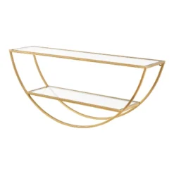26" X 11" Tancill Half Circle Wall Shelf - Kate & Laurel All Things Decor 14 26" X 11" Tancill Half Circle Wall Shelf - Kate & Laurel All Things Decor -Decor Vista GUEST 1816b52a 9be7 49d9 b47f ad796f439304