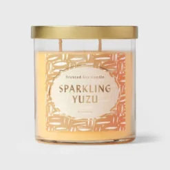 Lidded Glass Jar Candle Sparkling Yuzu - Opalhouse™ -Decor Vista GUEST 18fdf501 b6b7 4c07 9045 290aa3a8a15a
