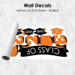Big Dot Of Happiness Orange Class Of 2023 Graduation Party Wall Decals Set Of 20 -Decor Vista GUEST 19099546 cbd6 4d62 836b ad9c5b775228