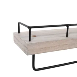 2pc Shelf Gray/Black - New View -Decor Vista GUEST 199fe315 de5f 418c aadd d5e18efeb427