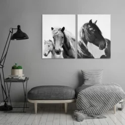 (Set Of 2) Wild Horses By LILA + LOLA Wall Art Set - Americanflat -Decor Vista GUEST 19ece87c 6715 44b3 924d 3e2d2b6b4a23