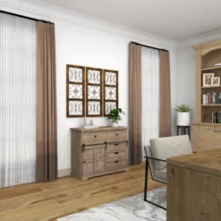 36" X 14" Wood Scroll Window Inspired Wall Decor With Metal Scrollwork Relief Brown - Olivia & May -Decor Vista GUEST 1a8093fb 8896 4b4e 8077 32d712755ac8