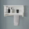 Coventry Bath Shelf With Two Towel Rods White - Alaterre Furniture 2 Coventry Bath Shelf With Two Towel Rods White - Alaterre Furniture -Decor Vista GUEST 1afb7d82 0c7c 4495 996f 64ab20cbb0fe