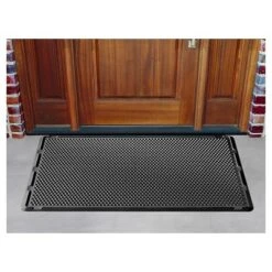 Black Solid Doormat - (2'x3'3") - WeatherTech