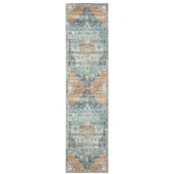 Marcel Bohemian Border Medallion Area Rug Orange/Blue - Captiv8e Designs 20 Marcel Bohemian Border Medallion Area Rug Orange/Blue - Captiv8e Designs -Decor Vista GUEST 1bec654a fc3c 4e2e 9096 9bcebf38bc33