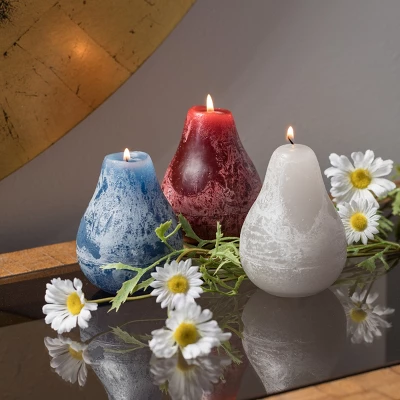 Midnight Pear Candles Kit - Set Of 3 3 Midnight Pear Candles Kit - Set Of 3