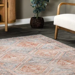NuLOOM Dia Persian Transitional Machine Washable Area Rug 19 NuLOOM Dia Persian Transitional Machine Washable Area Rug -Decor Vista GUEST 1d319e5c 1f1e 4110 8dbd d21a205ef66b