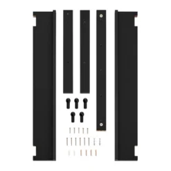 29" X 16" 2 Tier Ledge Wall Shelf Organizer With Five Hanging Hooks Black - Danya B. -Decor Vista GUEST 1d99bf54 5d95 49d9 a8d5 91a8b1a78497