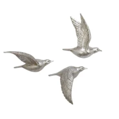 Set Of 3 Metallic Flying Bird Sculptures Wall Decor - Olivia & May -Decor Vista GUEST 1df5f0d1 0815 42c5 a419 7d0b0a21f819