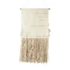 Saro Lifestyle Saro Lifestyle Textured Wall Hanging With Woven Design, Ivory, 24"x48" -Decor Vista GUEST 1e3118d5 b3a7 488d ae02 19cc1d4ed532
