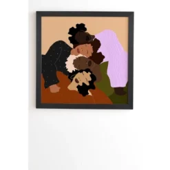 Studio 1514 Brooklyn Sisterhood Framed Wall Canvas Black/Brown - Deny Designs -Decor Vista GUEST 1e4f3e57 4b34 4490 8a31 67cb69401fc6