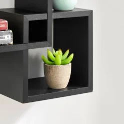 28.35" X 18" Blocchetto Intersecting Cubes Wall Shelf Unit - Danya B. -Decor Vista GUEST 1e54e251 9ddd 4afd bf83 b752daaf0a8b