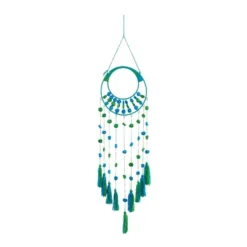 Bohemian Wool Floral Wall Decor With Tassels And Pom Poms – Olivia & May -Decor Vista GUEST 1e587172 7929 40b3 871c f68b240eb106