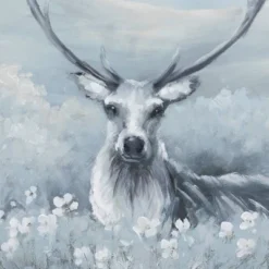 Modern Farmhouse Polystone Deer Framed Wall Art Gray - Olivia & May -Decor Vista GUEST 1e751d19 99ff 4dfb a58e 5a952e11eb8b