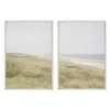 (Set Of 2) 23" X 33" Sylvie Peaceful Serene Framed Canvas By Creative Bunch White - Kate & Laurel All Things Decor
