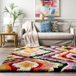NuLOOM Handmade Carnival Abbey Shaggy Area Rug -Decor Vista GUEST 2060f8b0 e714 4e24 816d f888148e9092
