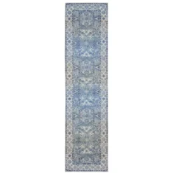 Marcel Persian Style Inspired Traditional Area Rug Blue/Gray - Captiv8e Designs -Decor Vista GUEST 2099663f e017 4e89 a46f 4d5b14999aba