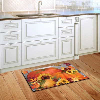 Briarwood Lane Autumn Pumpkin Trio Doormat Sunflowers Fall 30" X 5 Briarwood Lane Autumn Pumpkin Trio Doormat Sunflowers Fall 30" X - Image 3